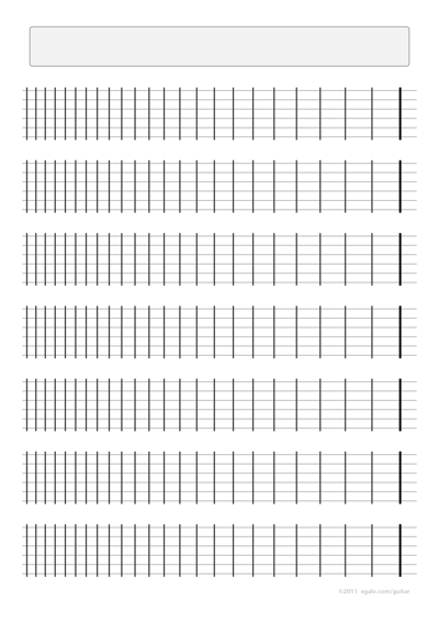 Guitar blank fretboard charts 23 frets left-handed