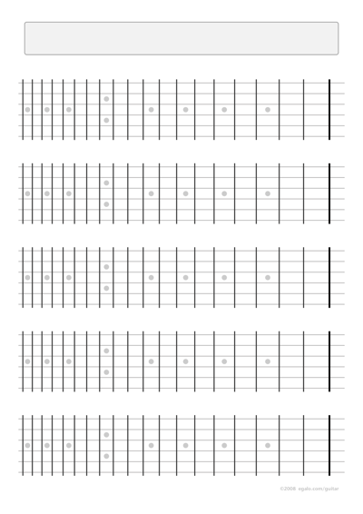 Guitar blank fretboard charts 19 frets left-handed with inlays