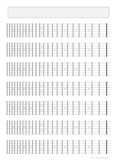 Guitar blank fretboard charts 23 frets left-handed with inlays